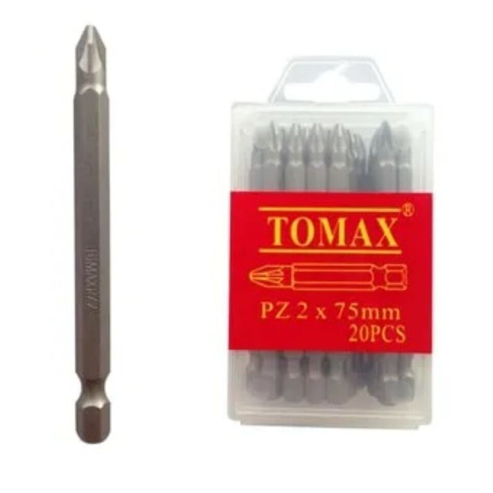 Tomax Pz2 x 75 mm Bits Vİdalama Yıldız Matkap Ucu