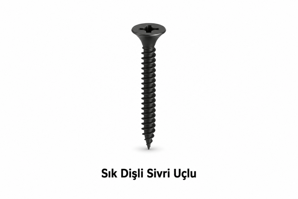 Alçıpan Vidaları (1000 Adet)