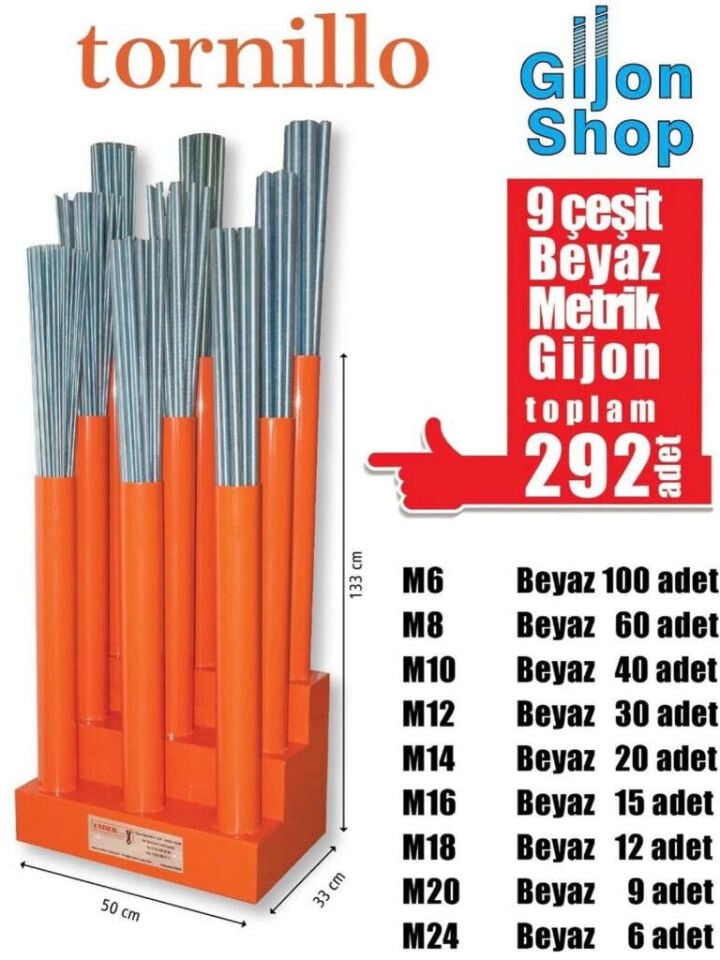 Gijonshop Stant 9 Çeşit Gijon Grubu