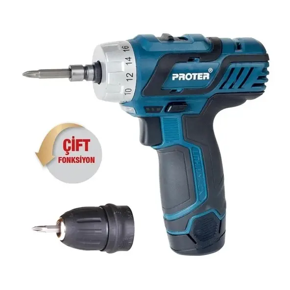 Proter PST 222 Plus Şarjlı Vidalama