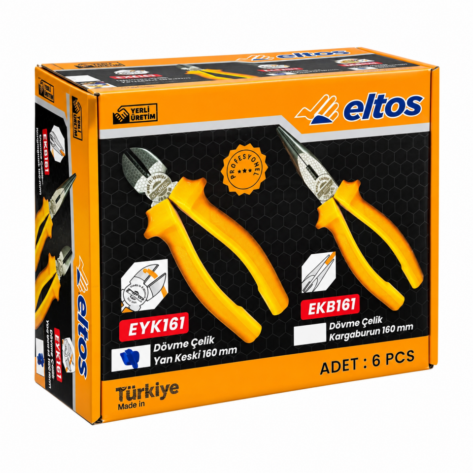 Eltos Kutulu Dövme Çelik Yankeski
